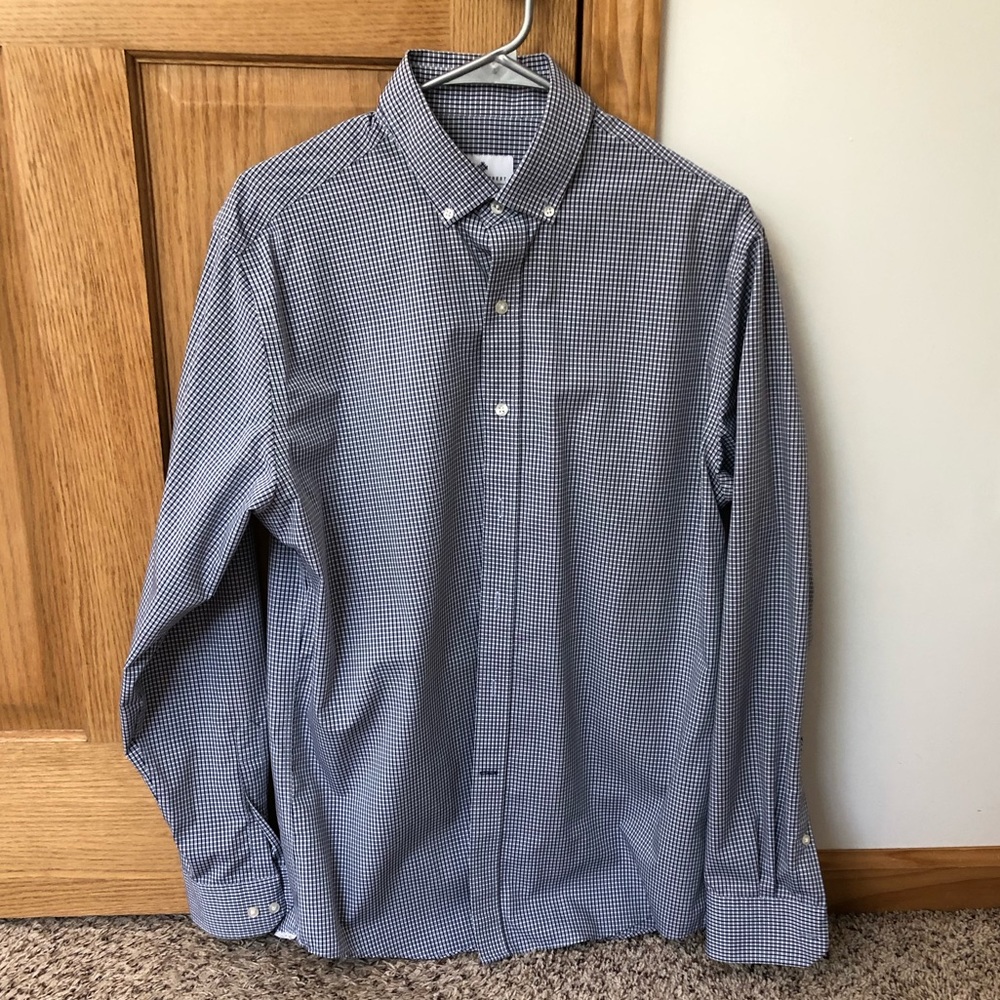 Ryan Seacrest Dress Shirt 16x34/35 Slim Fit